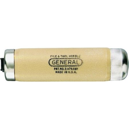 GENERAL TOOLS File and Tool Handle, 1116 in Dia, 418 in L, Steel 890